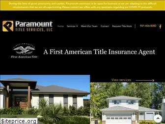 paramount-title.com