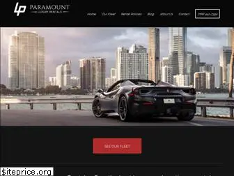 paramountluxuryrentals.com