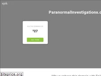 paranormalinvestigations.org