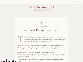 paraphrasingtool2017.wordpress.com