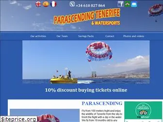 parascendingtenerife.com