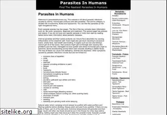 parasitesinhumans.org