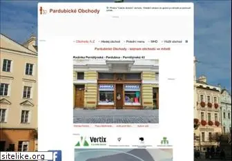 pardubickeobchody.cz