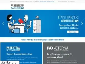 parenteaudesmaraiscpa.com