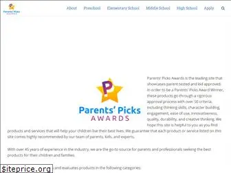 parentspicksawards.com