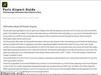 parisairportguide.com