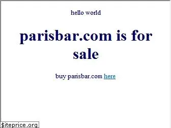 parisbar.com