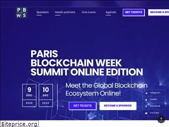 parisblockchainweeksummit.com