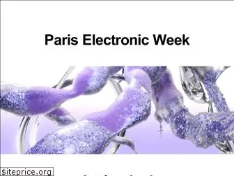pariselectronicweek.fr
