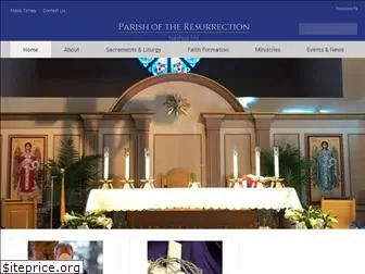 parishoftheresurrection.org