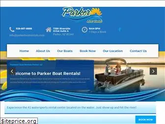 parkerboatrentals.com
