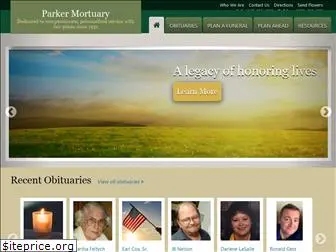 parkermortuary.com