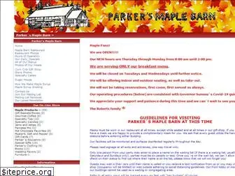 parkersmaplebarn.com