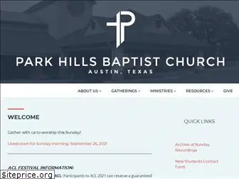 parkhillsbaptist.church