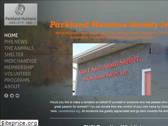 parklandhumanesociety.com