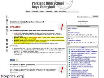 parklandvolleyball.com