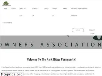 parkridgehoa.com