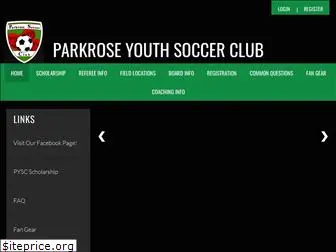 parkrosesoccer.com