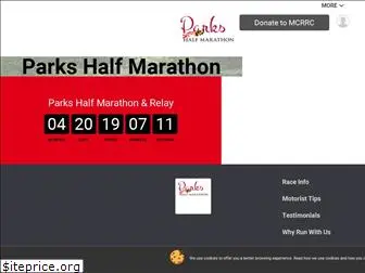 parkshalfmarathon.com