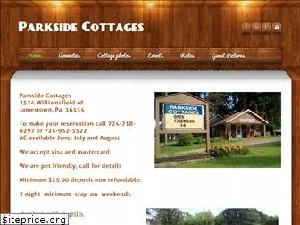 parksidecottages.com