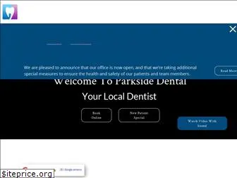 parksidedentaltx.com