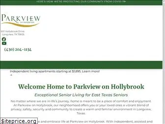 parkviewonhollybrook.com
