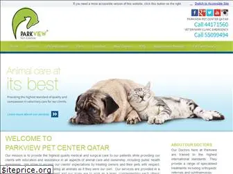 parkviewpetcenter.com