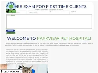 parkviewpetvet.com