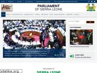parliament.gov.sl