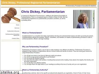parliamentarian-chris-dickey.com