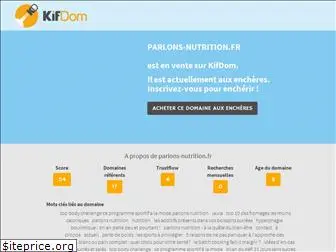 parlons-nutrition.fr