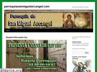 parroquiasanmiguelarcangel.com
