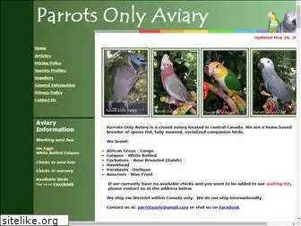 parrotsonly.ca