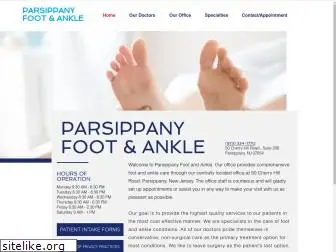 parsippanyfootandankle.com