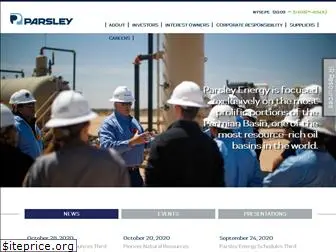 parsleyenergy.com