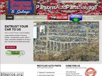 parsonsautoparts.com