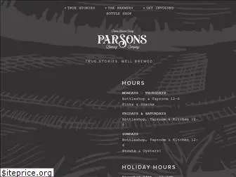 parsonsbrewing.com