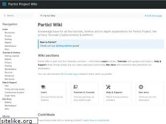 particl.wiki