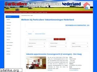 particulierevakantiewoningennederland.nl
