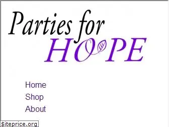 partiesforhope.com