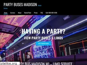 partybusesmadison.com
