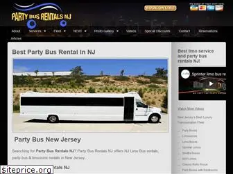 partybusrentalsnj.com