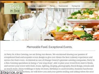 partyinaboxcatering.com