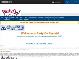 partyonrentals.com