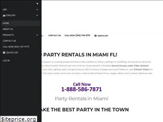 partyrentalsinmiamifl.com