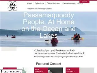 passamaquoddypeople.com