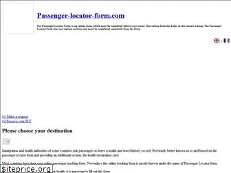 passenger-locator-form.com