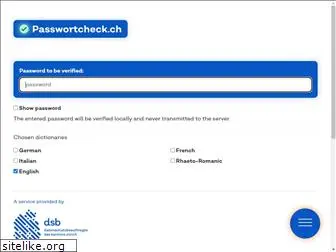 passwortcheck.ch