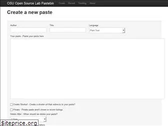 pastebin.osuosl.org
