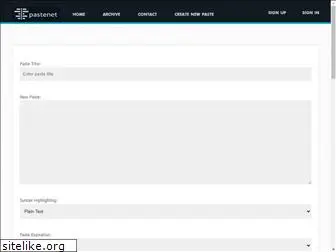 pastenet.com